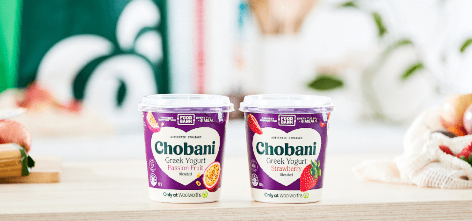 Chobani yogurts