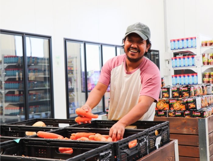 Foodbank community supermarket