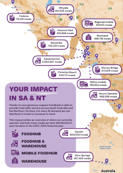 SA NT Map